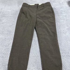 Women's J. Crew Slim Cropped Italian Stretch Wool Pant (4)